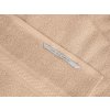 Edles Handtuch CLARYSSE ELEGANCE sandfarben 60x110 mit Struktur-Bordüre