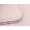 Pudrově růžová sada SUMMER – deka 140x200 cm + povlak 70x90 cm