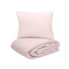 Letní přikrývka 140x200 cm s povlakem SUMMER 70x90 cm pudrově růžová