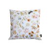 Venkovní polštář ELAROSA 45x45 cm krémový s květinovým vzorem