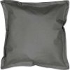 Pohodlný polštář EMPARO 50x50 cm tmavě šedý na zahradní nábytek