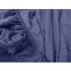 Bavlněné prostěradlo Jersey 90x200 cm tmavě modré