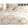 Povlečení z mikrovlákna SNAIL SHELL hnědé – přírodní elegance