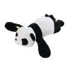 Plyšová panda s dětskou dekou uvnitř, černobílá