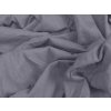 Prostěradlo jersey 90x200 cm v modrošedé barvě