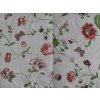 Přikrývka a polštář MEADOW FLOWERS s romantickým venkovským motivem