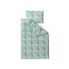 WILD FLOWERS bavlněné povlečení mentolové barvy s přírodním vzorem