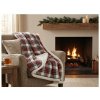 Komfortní beránková deka BUFFALO TARTAN barevná pro chladné dny