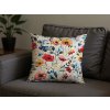 Povlak na polštář FLOREEN 45x45 cm krémový s barevnými květy
