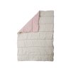 Hřejivá růžová přikrývka 140x200 cm z dutého vlákna celoroční