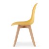 Elegantní židle KITO hořčicová barva do moderní kuchyně
