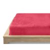 Hřejivé prostěradlo mikroplyš SOFT 180x200 cm v červené barvě
