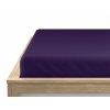 Elastické prostěradlo jersey s lycrou fialové 180x200 cm