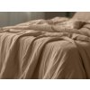 Světle hnědé povlečení PURELY z jemného a prodyšného mušelínu
