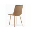 Brauner Samtstuhl LAVA ALMOND BROWN