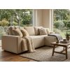 Ausziehbare beidseitige Ecksofa SMART BOUCLE 232x143 cm, cremefarben  Quelle 02
