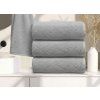 Handtuch NORIELLE 50x90 cm hellgrau, 100% Baumwolle