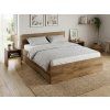 Postel ELISA 120 x 200 cm, dub artisan