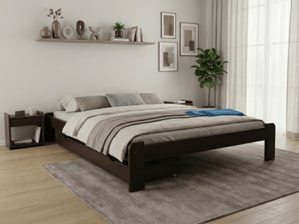 Bett ADA 140 x 200 cm, Nussbaum