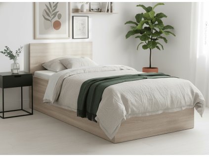 Bett SOFIA 90 x 200 cm, Eiche-Sonoma