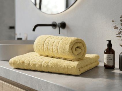 Handtuch SOFT 50 x 100 cm creme, 100% Baumwolle