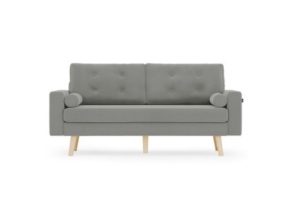 Grau 3-Sitzer Sofa MANDI VELVET