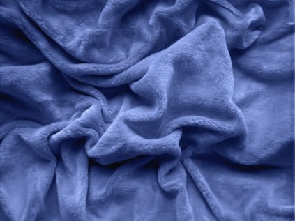 Mikroplüsch-Bettlaken SOFT 90 x 200 cm, blau