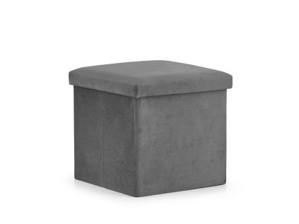 56469 sedy skladaci taburet furela velvet l 38 x 38 x 38 cm