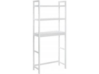 61459 bily koupelnovy regal tallo nad pracku a toaletu