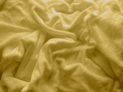 Mikroplüsch-Spannbettlaken SOFT 90x200 cm, senf