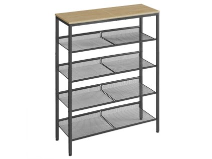 Kovový botník TAYLOR SONOMA 4 police, 93x75 cm – praktický a stylový