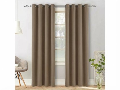 Beiger Vorhang OXFORD 140x250 cm