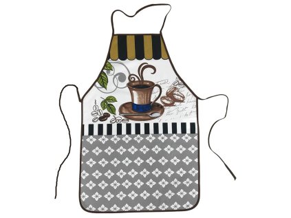 Kuchyňská zástěra ROASTED COFFEE, šedá – stylová a praktická