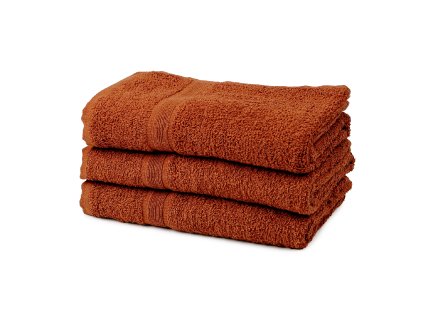 Badetuch SOFT 70x125 cm braun mit Bordüre aus 100% Baumwolle