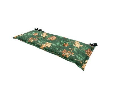 Podsedák na lavici LUANO GREEN 120x48 cm v zelené barvě