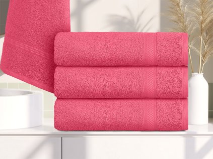 Badetuch CLARYSSE ELEGANCE 70x140 cm koralle, 100% Baumwolle