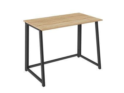 Skládací psací stůl ZARIMO 80 x 40 cm v dekoru dub sonoma, ideální do malých prostor.