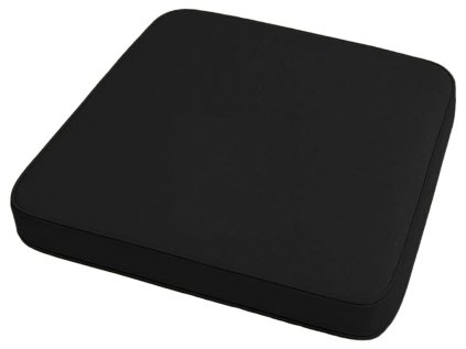 Venkovní podsedák VIREON 44x45 cm černý na zahradní židle