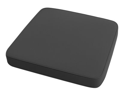 Venkovní podsedák VIREON 44x45 cm tmavě šedý na židli