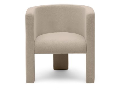 Designové křeslo MILU béžové pro moderní interiéry
