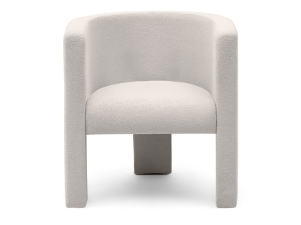 Designové křeslo MILU krémové pro moderní interiéry