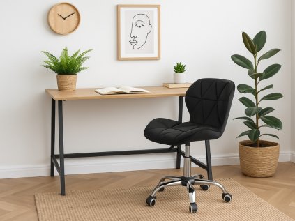 Pracovní set TAYLOR SONOMA + AVOLA VELVET černé křeslo do moderní kanceláře
