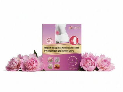 Hřejivá náplast na menstruaci s bylinkami a Far Infrared práškem – 3 ks