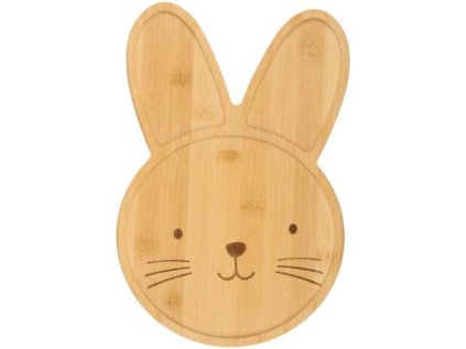 Bambusové servírovací prkénko BUNNOO 20x30 cm ve tvaru králíčka