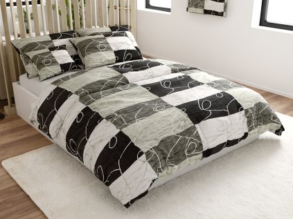 Krepp-Bettwäsche KASPARO BLEND grau