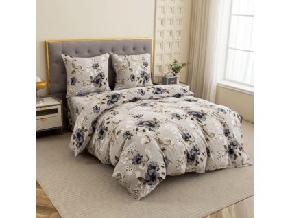 Mikroplyšové povlečení NOMELLA – hebkost a květinová elegance