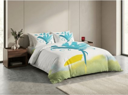 Bavlněné povlečení PALMINO barevné s motivem palmy