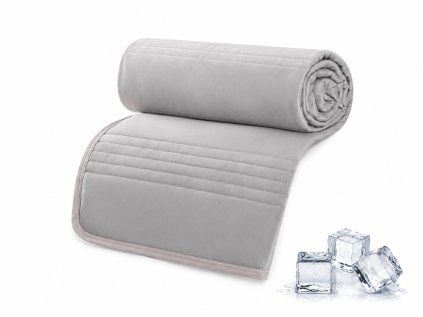 Kühle Sommerdecke CELIA, grau