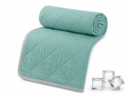 Kühle Sommerdecke ELARIA, türkis