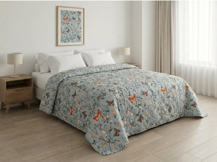 Tagesdecke MONARCH WINGS, hellblau